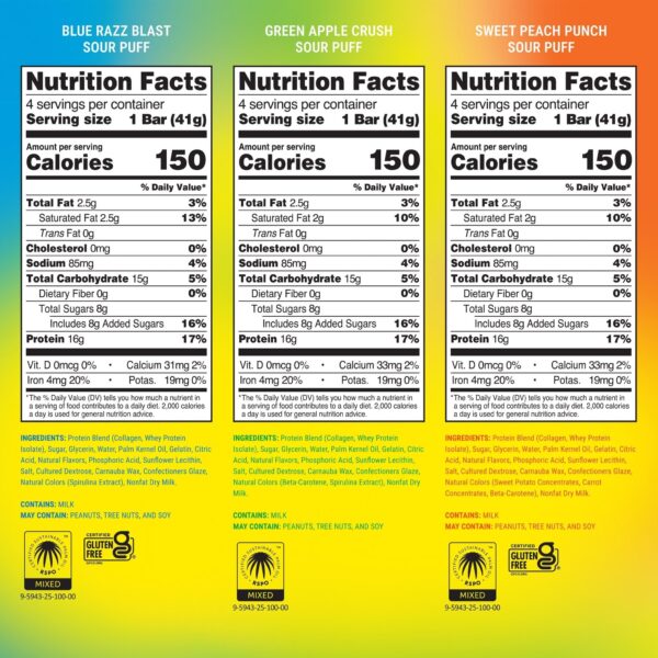 12ct. sour puff variety box 12ct. sour puff variety box