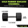 octo rubber dumbbell (sold individually) octo rubber dumbbell (sold individually)