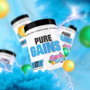 pure gains // advanced creatine Pure Gains swoletarts candy flavor