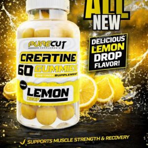 pure gains // advanced creatine gummies lemon drop