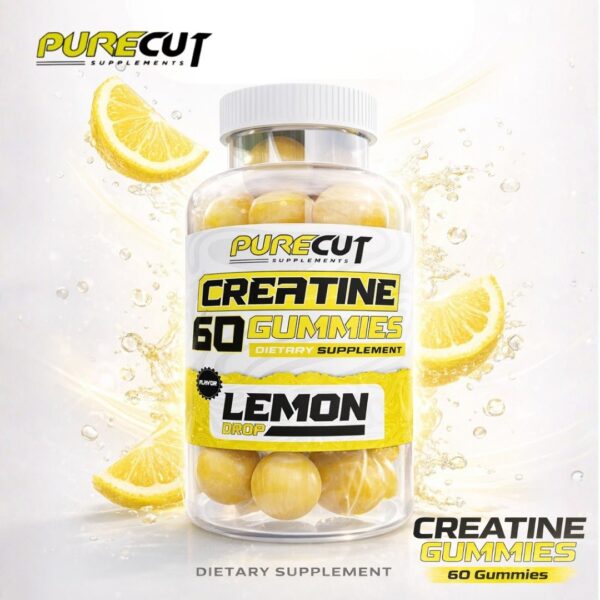 pure gains // advanced creatine gummies lemon drop