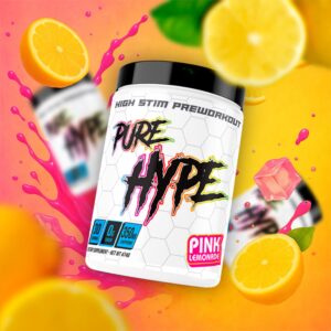 pure hype // high stim preworkout Pure Hype Pink Lemonade