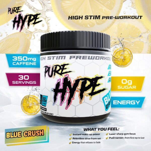 pure hype // high stim preworkout