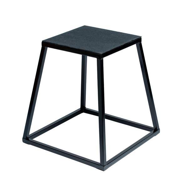 steel plyo boxes – heavy duty plyometric jump platforms with anti slip rubber top – available in 12", 18", and 24" heights – stackable, stable, built for strength and conditioning
