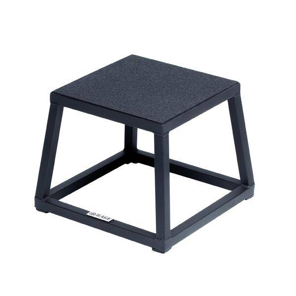 steel plyo boxes – heavy duty plyometric jump platforms with anti slip rubber top – available in 12", 18", and 24" heights – stackable, stable, built for strength and conditioning
