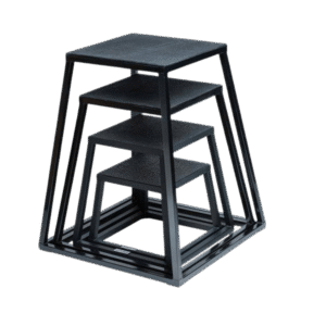 steel plyo boxes – heavy duty plyometric jump platforms with anti slip rubber top – available in 12", 18", and 24" heights – stackable, stable, built for strength and conditioning steel plyo boxes – heavy duty plyometric jump platforms with anti slip rubber top – available in 12", 18", and 24" heights – stackable, stable, built for strength and conditioning